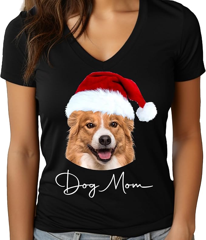 Custom Dog Mom Shirt for Women Pet Ears Sweatshirt with Name Unique Puppy Line Art Cute Dad Hoodie for DogDad Owner Lover