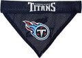 Pets First NFL DOG BANDANA - TENNESSEE TITANS REVERSIBLE PET BANDANA. 2 Sided Sports Bandana with a PREMIUM Embroidery TEAM LOGO, Large/X-Large. - 2 Sizes & 32 NFL Teams available