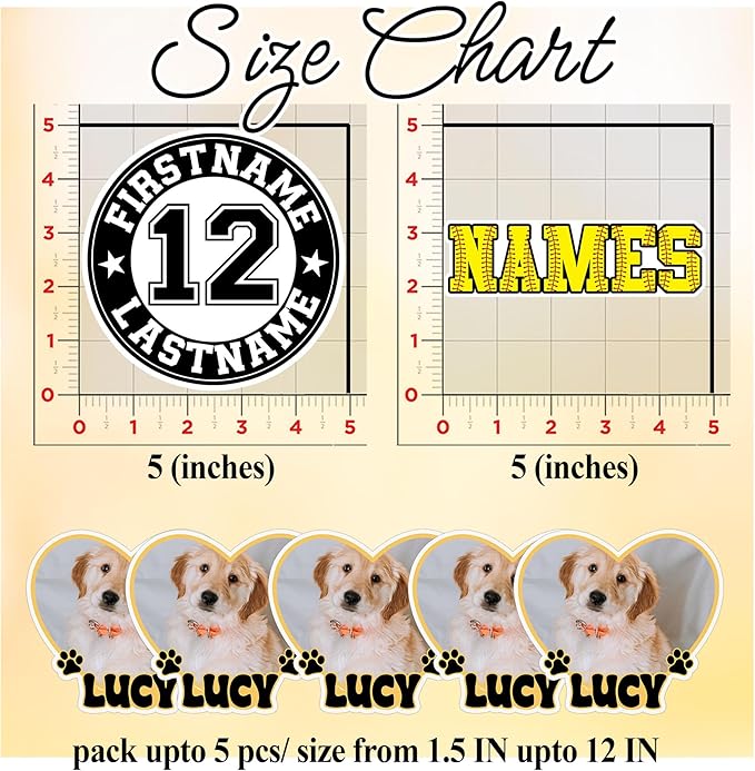 Custom Pet Photo Heart Sticker Personalized Pet Name Decal Cute Pawprint Design Waterproof Durable Vinyl for Laptops Water Bottles Cars Pets Owners Gift Animal Lover Customizable Dog Cat Portrait