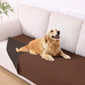 hyha Waterproof Dog Blanket, Soft Pet Bed Blankets, Waterproof Sofa Couch Cover for Dogs Washable, Reversible Pet Couch Covers for Sofa Furniture (40x70 Inch, Brown/Chocolate)