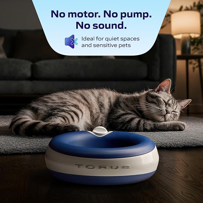 Filtered Portable Dog Water Dispenser [Upgraded 2026], 2L / 68oz, Automatic Pet Water Dispenser Noise-Free No Spill Water Bowl for Dogs, No Power Needed, Ideal for Medium & Large Pets