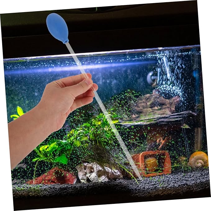 Aquarium Cleaning Tool Manual Water Changing Feature Soft Coral Feeder for Gentle Care for Maintaining Healthy Fish Tank Environment