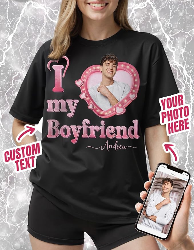 Custom Bootleg Rap Shirt with Photo Text, Vintage Custom Picture Shirt for Girlfriend, Boyfriend, Dad, Mom, Pet Lover Friend