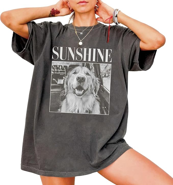 Personalized Dog Photo Shirt for Women and Men, Custom Dogs Face Shirt, Sweatshirt, Hoodie, Dogs Mom Shirts, Pet Photo Shirts, Dog Mom Gifts, Pet Owner Gifts Customized, Cat Mama Tshirt