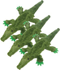 Best Pet Supplies 2-in-1 Stuffless Squeaky Dog Toys with Soft, Durable Fabric for Small, Medium, and Large Pets, No Stuffing for Indoor Play, Holds a Plastic Bottle - Alligator, Large (Pack of 3)