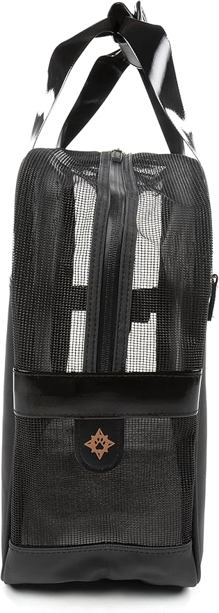 Sherpa Tote Around Town Travel Pet Carrier with Stay Clean Technology - Black, Small