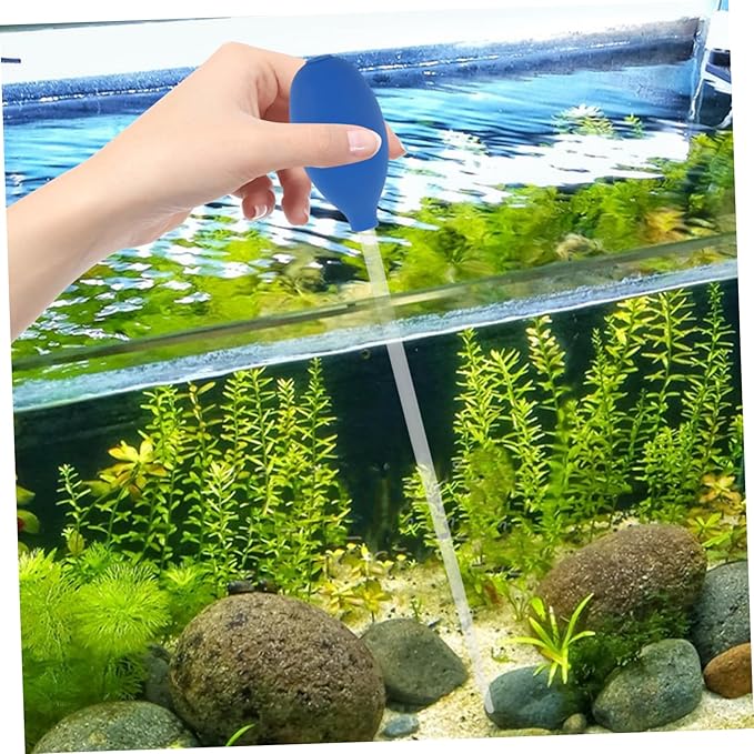 Portable Coral Feeder and Water Changer Tool for Fish Tank Easy Use Aquarium Cleaning and Maintenance Device Lightweight Siphon Pump for Healthy Aquarium Ecosystem
