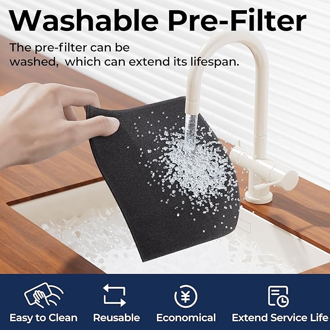 Air Purifiers for Home Large Room up to 2200sq.ft with Washable Filters, EVALIT Air Purifier for Bedroom with Fragrance, PM 2.5 Display Air Quality Sensor for Smoke Dust Odors, Grey, 1Pack+3Modes