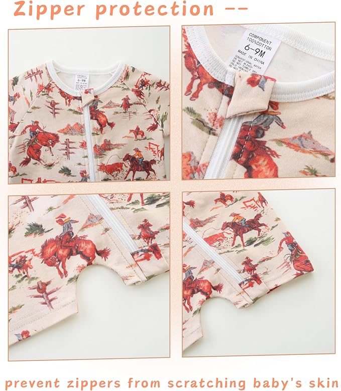Unisex Summer Trendy 2-Pack Rompers Short Sleeve Zipped Bodysuit Infant Cotton Outfits