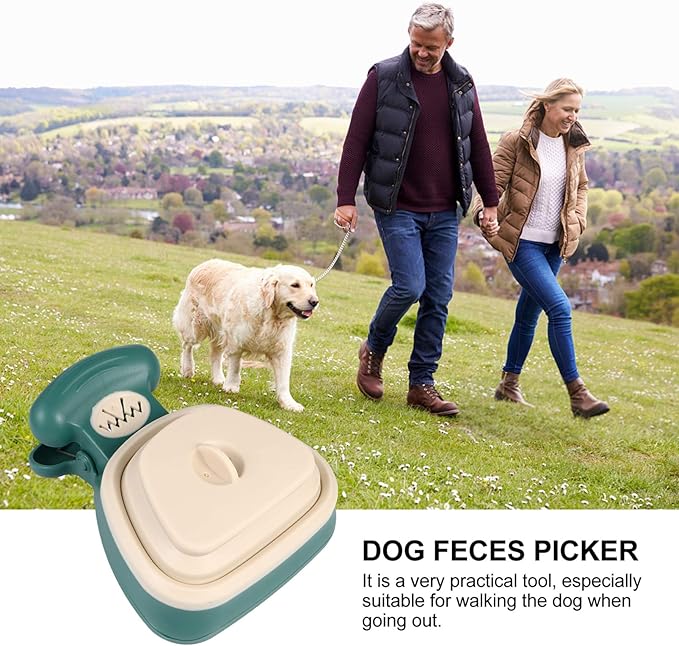 Portable Foldable Dog Poop Picker Outdoor PET Waste Collection Tool Ergonomic Grip Lightweight and Sturdy Design for Easy Cleanup