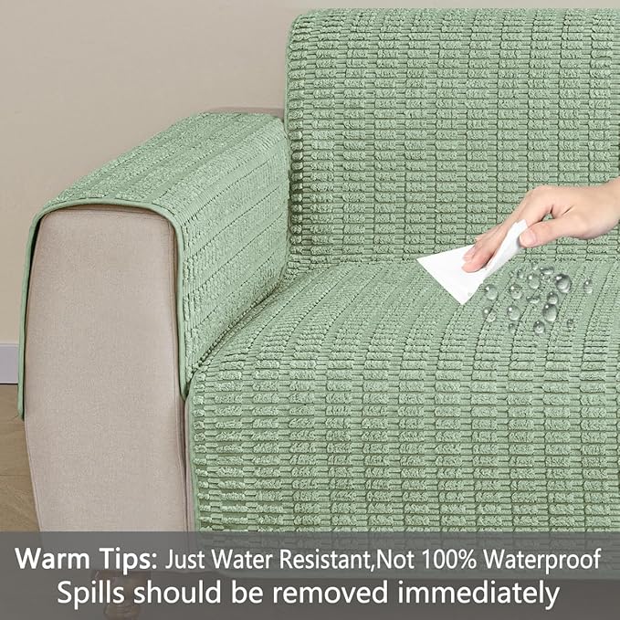 Muamar Dog Bed Cover Sofa Protector,Anti Slip Waterproof Sofa Covers for Living Room Couch Covers,Sofa Mat,Seat Cover,Dog Mat,Pet Pad for Furniture 1 Piece (60x70 inch, Sage Green)