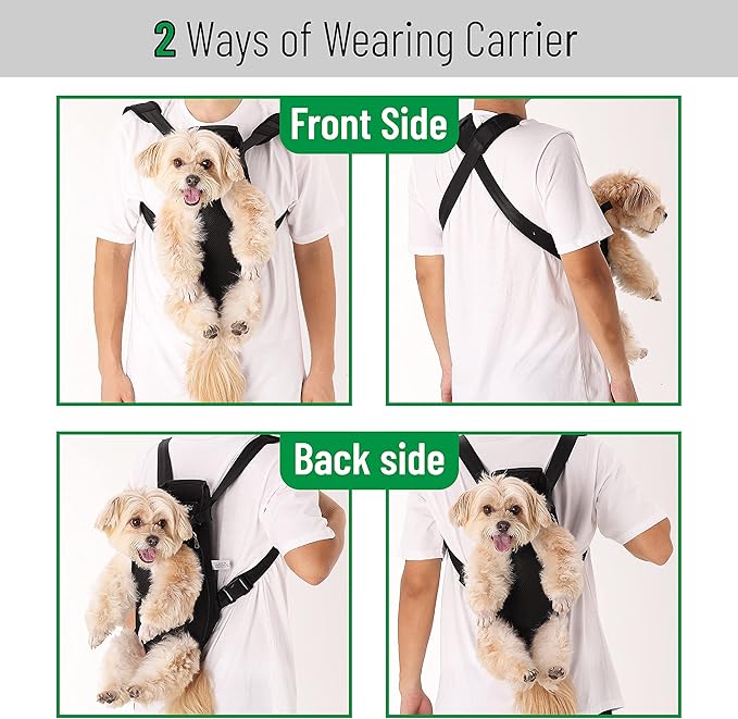 Mr. Pen- Pet Carrier Backpack, Weighing Up to 12 lbs, Adjustable Dog Carrier Backpacks