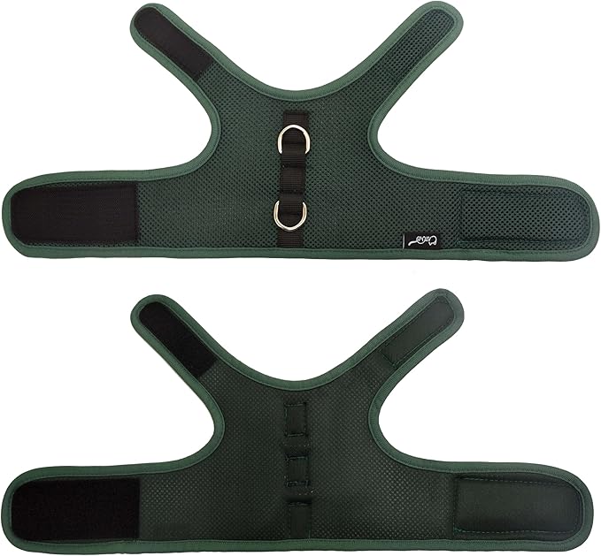 Kitty Harness and Leash for Walking Escape Proof Breathable Mesh Fabric, Solid Green, X-Small, Adjustable Cat Walking Jackets, Padded Stylish Cat Vest