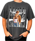 Custom Bootleg Rap Tee, Personalized Girlfriend Vintage Graphic T-Shirt, Photo Shirt, Valentine Birthday Gifts
