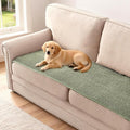 H.VERSAILTEX Plush Chenille Couch Cover for 3 Cushion Couch Anti Slip Washable Sofa Slipcovers Soft and Durable Furniture Protector for Dogs Cats Kids (27.5" x 59", Sage)