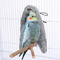 Comfort Corner Fleece Bird Blanket Parrot Cage Snuggle Hut Warm Bird Nest House Bed Hanging Hammock Toy for Parakeet Cockatiel Pigeon Small Animals Shelter Plush Bedding(Size M)