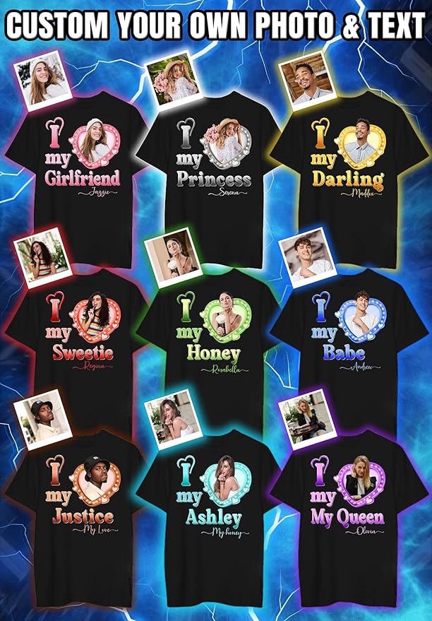 Custom Bootleg Rap Shirt with Photo Text, Vintage Custom Picture Shirt for Girlfriend, Boyfriend, Dad, Mom, Pet Lover Friend