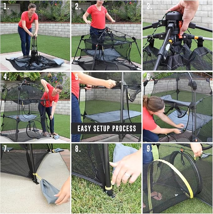 Outback Jack Catio Outdoor Cat Enclosure, (Kitty Katio) for Indoor Cat or Multiple Cats - Portable Tent, Play Tent for Cats, Catio, Outside Enclosure