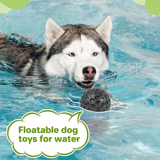 Interactive Squeaky Dog Balls Puppy Toys, Dog Toys for Small Dogs, Puppy Chew Toys for Teething and Relax, Dogs Chew Toy Balls Small Toys for Small Breed