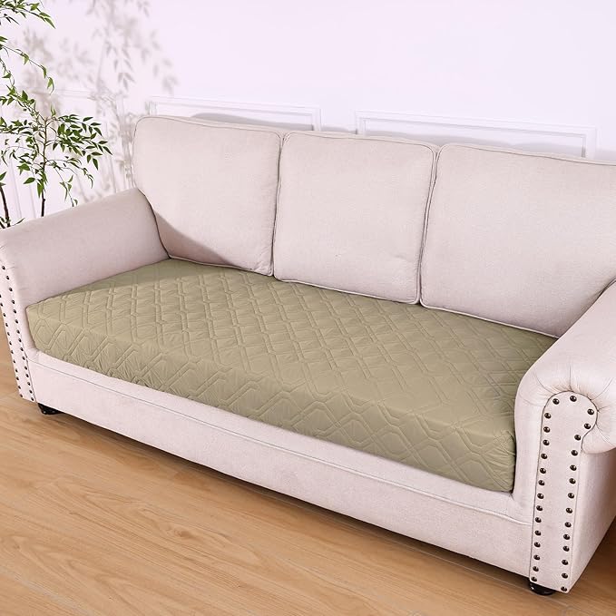 hyha Waterproof Dog Bed Blanket, Soft Pet Blankets, Waterproof Couch Cover for Dogs, Reversible Sofa Covers Washable for Furniture (40x80 Inch, Taupe/Beige)