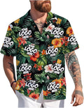 Custom Hawaiian Shirt with Face Photo Picture for Men Women Kids Youth Adult, Tropical Personalized Hawaiian Shirts Gift