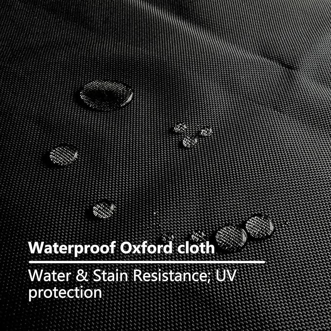Dog Bed Cover Replacement Washable. 53 L x 42 W x 5 H inches Washable Removable Orthopedic, Cooling Gel and Memory Foam Pet Bed Protector, Cover only (Black)