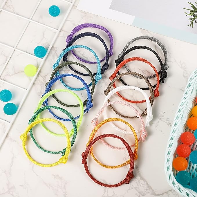 BOUMUSOE 16pcs Adjustable Puppy ID Bands - Multi Coloured Whelping Collars for Dog, Kitten & Newborn Pet