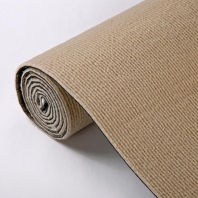SHENGOCASE 78.7"x15.8" Trimmable Self-Adhesive Carpet Mat Pad Replacement for Cat Tree Shelf Shelves, Cat Wall Furniture Steps, Carpet Scratching Post Scratcher Couch Protector (Beige)