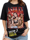 Custom Bootleg Rap Shirt with Photo Text, Vintage Custom Picture Shirt for Girlfriend, Boyfriend, Dad, Mom, Pet Lover Friend