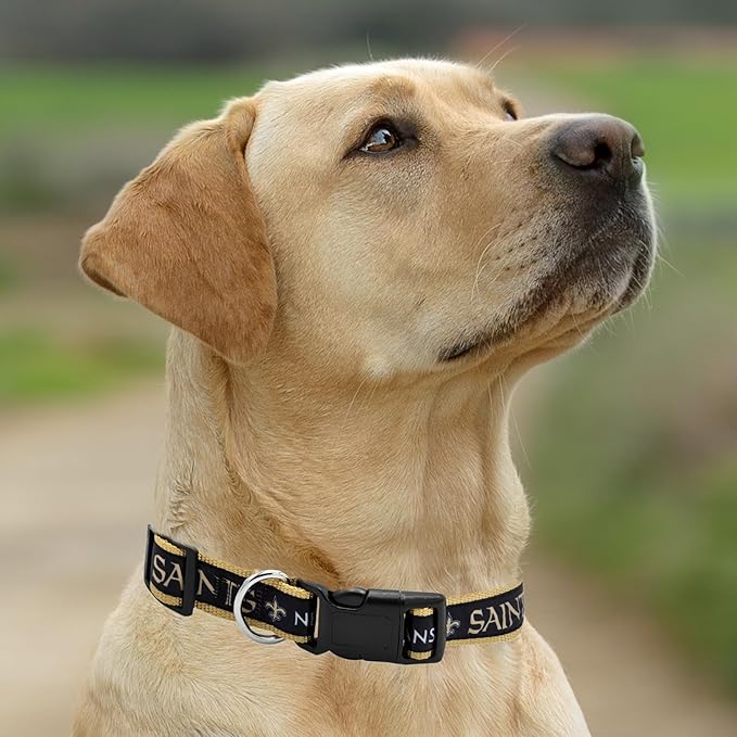 New & Improved Pets First NFL Licensed PET Collar- Heavy-Duty, Strong, and Durable New Dog Collar. Available in 32 Football Teams and 4 Sizes