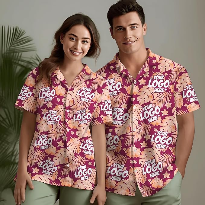 Custom Hawaiian Shirt with Face Photo Picture for Men Women Kids Youth Adult, Tropical Personalized Hawaiian Shirts Gift
