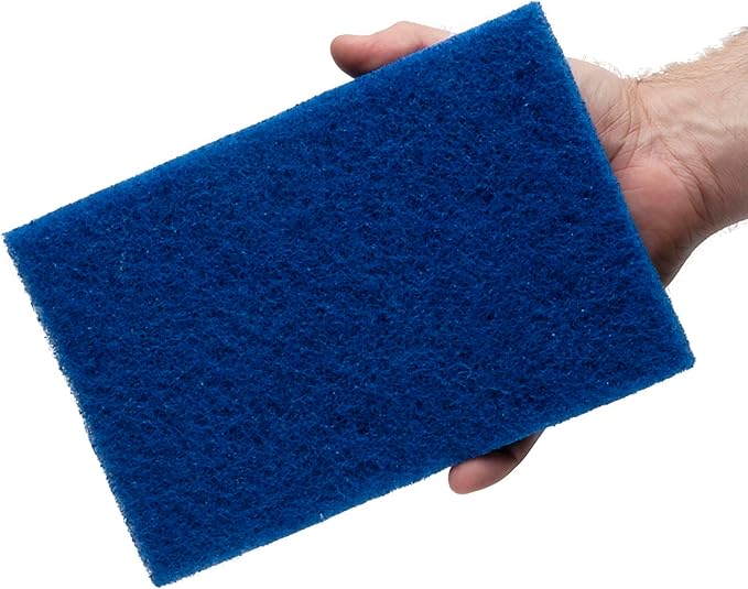 Penn-Plax WZP3 Wizard Scrubber Pad – for Glass Tanks Will not Scratch Aquarium Surfaces – Removes Accumulated Grime - 6” x 9”