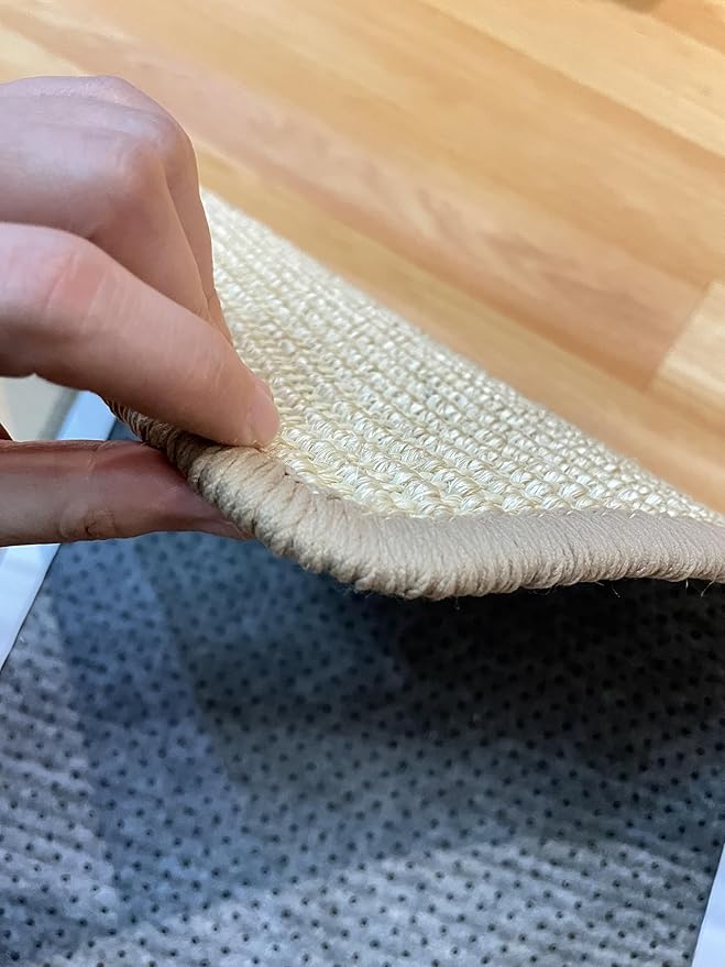 2Pack Cat Scratching Mat,23.6 X 15.7 Inch, Sisal Cat Scrater Mat with Jute Border,Protect Sofas, Carpets,Floor, Bed,and cat Paws,Beige