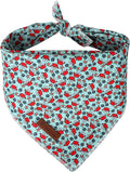 Summer Dog Bandana,Cute Pet Bandana with Crabs Pattern,Adjustable Blue Puppy Dog Bibs,Washable Triangle Dog Scarf for Boy,Girl Dogs or Cats…, UnderseaWorldParty