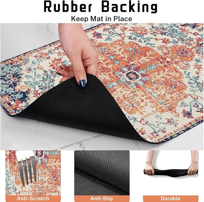 Absorbent Pet Dog Bowl Mat for Food and Water, Pet Cat Food Feeding Mat with Non Slip Rubber Backing, Dog Food Mats for Floors Waterproof, 24"x32"