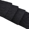 PAWZIDEA Activated Carbon Filter Replacement for Pet Waste Trash Cans Wall Mounted, 3.15"*3.15" Square Thick Deodorizing Carbon Filters, 4-Pack, Replace Every Month
