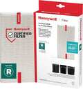 Honeywell HEPA Air Purifier Filter R, 1-Pack for HPA 100/200/300, 3000 and 5000 Series - Airborne Allergen Air Filter Replacement Targets Wildfire/Smoke, Pollen, Pet Dander, and Dust