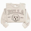 Custom Pet Sweatshirts with Photo and Name, Personalized Dog Sweatshirt, Gifts for Dog Mom, Dad