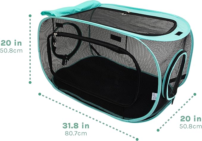 Kitty City Outdoor Catio Furniture and Play Kits for Cats, Outdoor Kennel