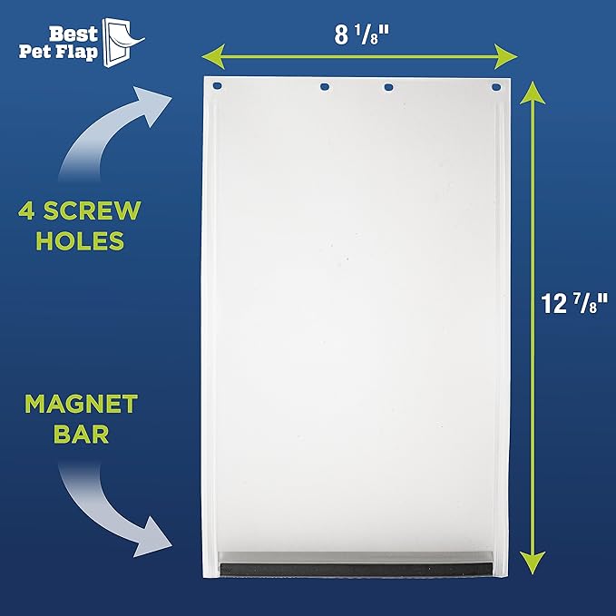 Medium Non PVC Compatible w/PetSafe PAC11-11038 - 8 1/8" x 12 7/8" Longer Lasting, Most Energy Efficient, Less Shrinkage, BPA Free (Pack of 2)