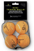 Hyper Pet MINI Tennis Balls for Dogs Safe Dog Toys & Tennis Balls for Exercise, Training, Hyper Pet K9 Kannon Dog Ball Launcher) Bright Colored Interactive Orange Pack of 4