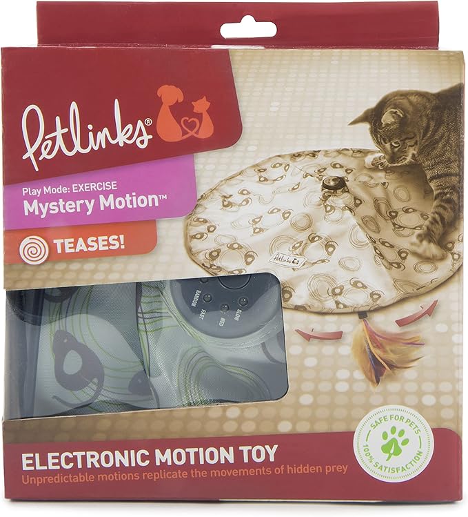 Petlinks Mystery Motion Concealed Electronic Motion Cat Toy, Battery Powered - Randomly Selected Color, One Size
