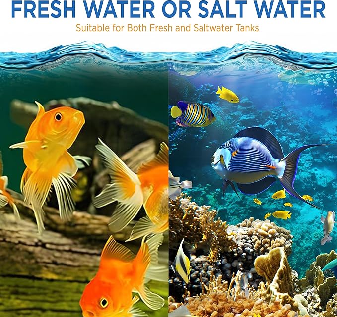 Fish Tank Rocks for Enhancing Water Clarity with Your Regular Cleaning Routine, Fish Friendly Aquarium Rocks, All Natural Aquarium Decor, Medium, Covers 750-1,500 Gallons