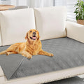 hyha Waterproof Dog Blanket, Reversible Pet Bed Blanket, Soft Sofa Couch Cover for Dogs Washable, Waterproof Pet Couch Covers for Sofa Puppy Cats Furniture Protector(30"x70", Grey/Grey)