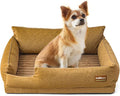 ClevaHome Comfort Orthopedic Dog Sofa Bed for Small Dogs and Cats – Water-Resistant, Washable Cover & Nonslip Bottom, Orthopedic Egg-Crate Foam Design