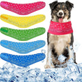 Talltalk 5 Pieces Dog Cooling Bandanas Neck Wraps Ice Scarf Pet Dog Cooling Collar Hunting Training Hiking Camping Accessories for Summer(Paisley,L)