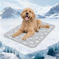 Rywell Dog Cooling Mat 2.0, Elegant Grey, 36"*27" Thick & Durable Cooling Mat for Large Dogs, Extended Cooling with Waterproof & Color-Changing Arc-Chill Fiber (Q-Max>0.5), Ideal for Summer