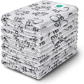 Luciphia 1 Pack 6 Dog Blankets Cat Soft Fluffy Fleece Pet Blanket Warm Cute Print Design Puppy Kitten Doggy Paw Grey Medium(30"x20")