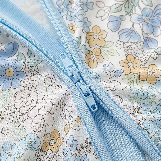 pureborn Baby Infant Boys Girls Sleeper Snug Fit Viscose from Bamboo Pajamas Zipper Pjs 0-24 Months