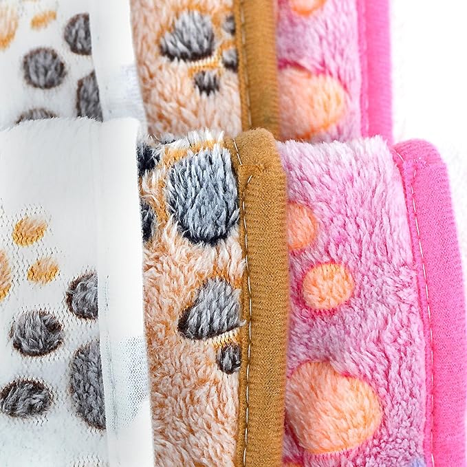 Dog Blankets for Medium Large Dogs Washable, 3 Pack Pet Blanket Washable 41" x 31", Fuzzy Soft Puppy Throw Cover for Kennel Crate Bed